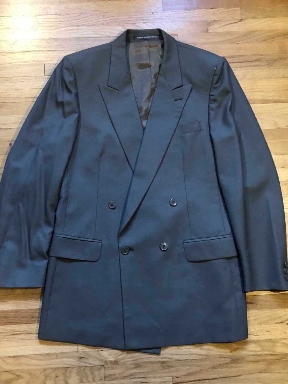 Womens Grey Suit Jacket and Pant Set